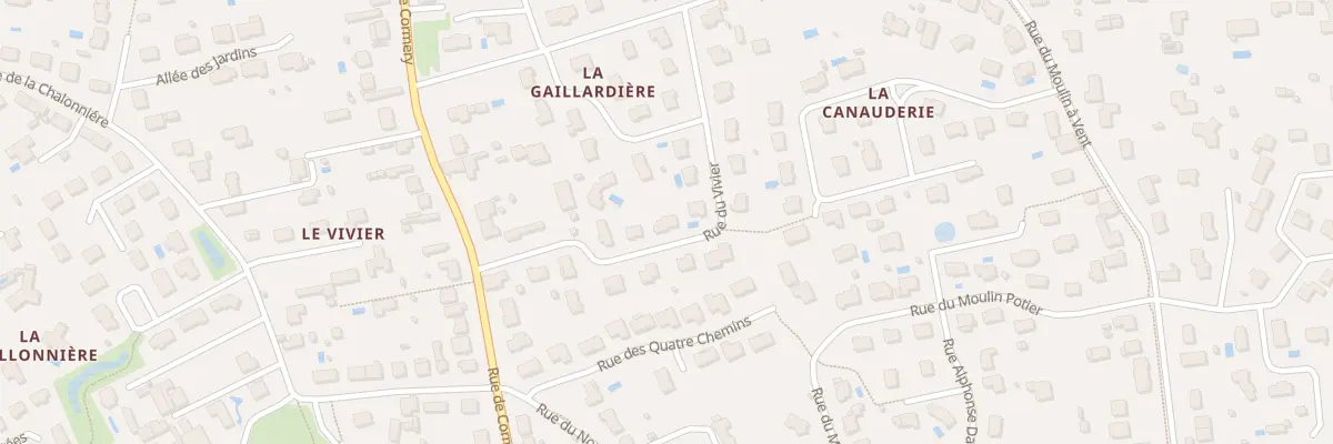 Plan du 16 Rue du Vivier à Saint-Avertin