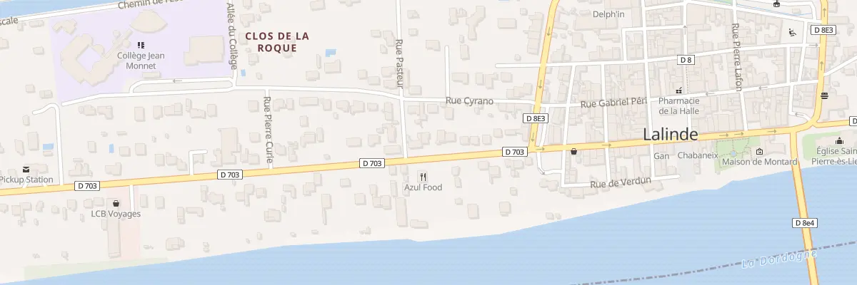 Plan du 16 Av Paul Langevin à Lalinde
