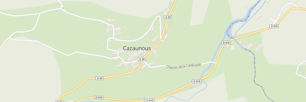 Plan du 16 Le Village à Cazaunous