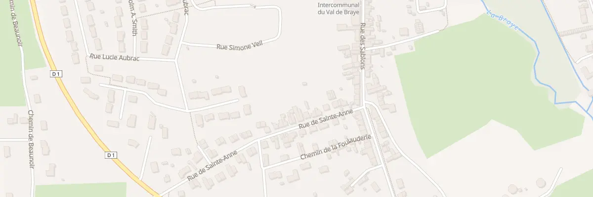 Plan du 16 Rue de Sainte Anne à Vibraye