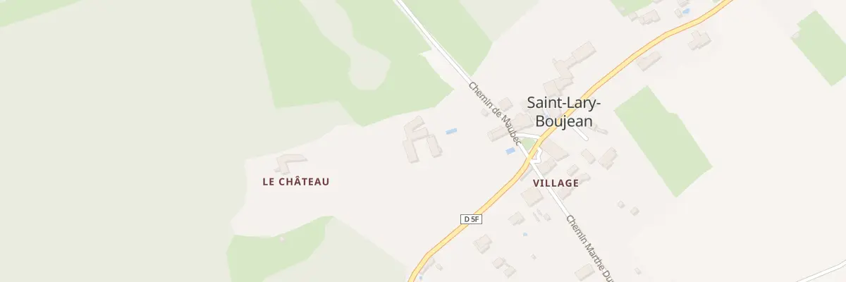 Plan du 32 Le Chateau à Saint-Lary-Boujean