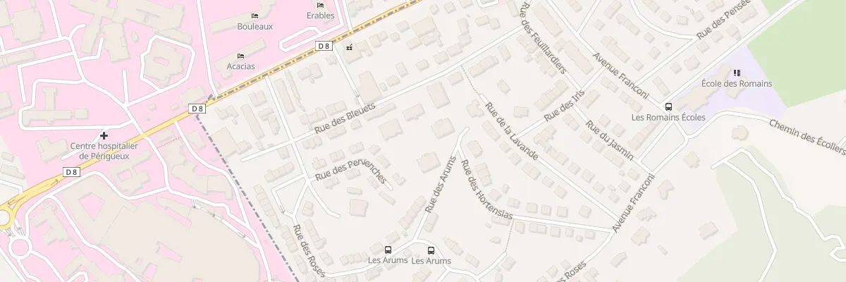 Plan du 14 Rue des Bleuets à Trélissac