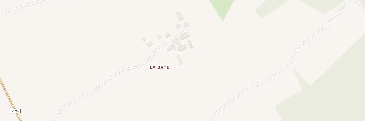Plan du 4 La Bate à Barrou