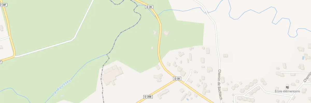 Plan du 599 Rte de Valentine à Encausse-les-Thermes