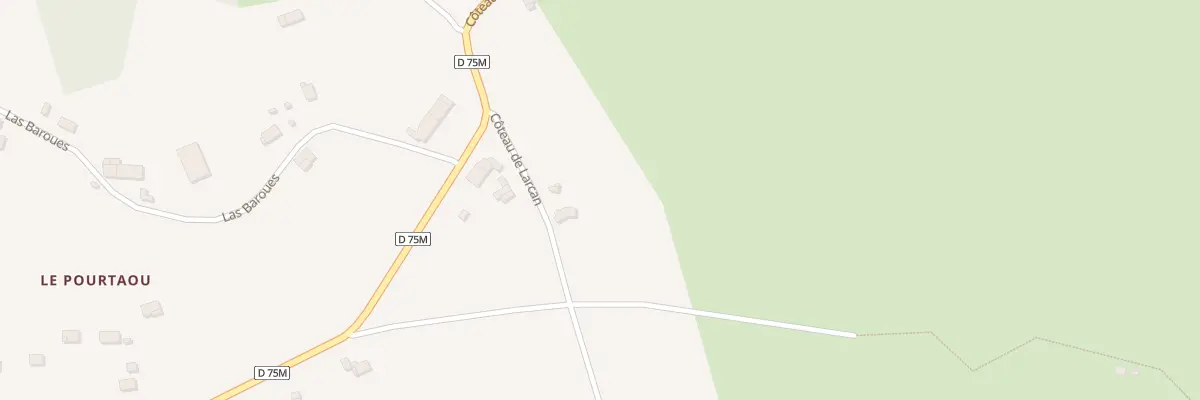 Plan du 51 La Cote de Larcan à Larcan