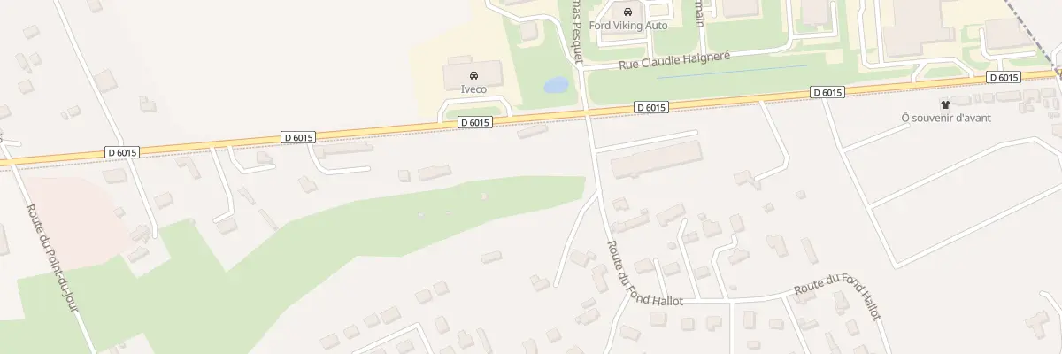 Plan du 591 Rte du Fond Hallot à Valliquerville