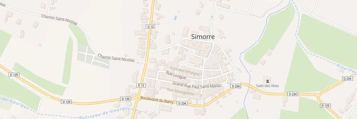 Plan du 5096 Pl de l’Eglise à Simorre