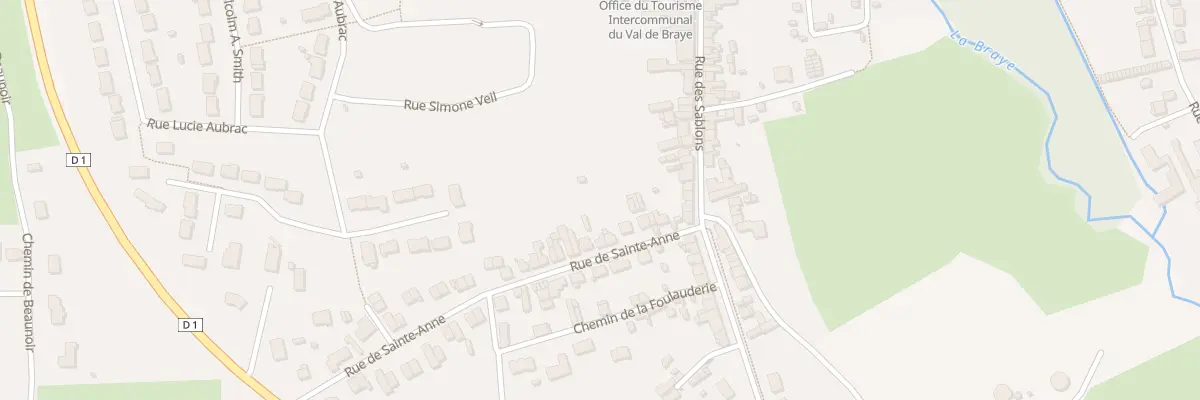 Plan du 10 Rue de Sainte Anne à Vibraye