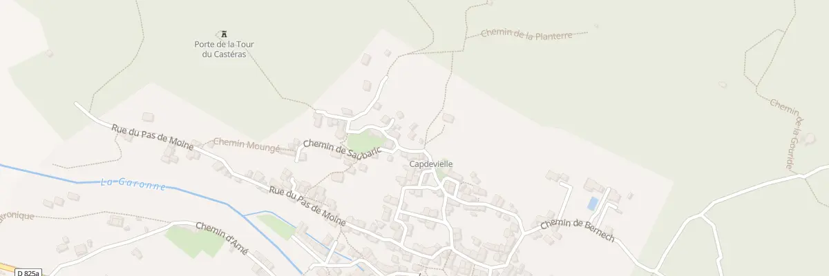 Plan du 392 Village à Fos