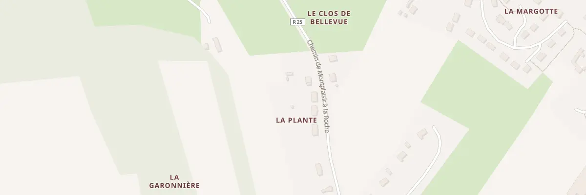 Plan du 4 La Plante à Bessé-sur-Braye