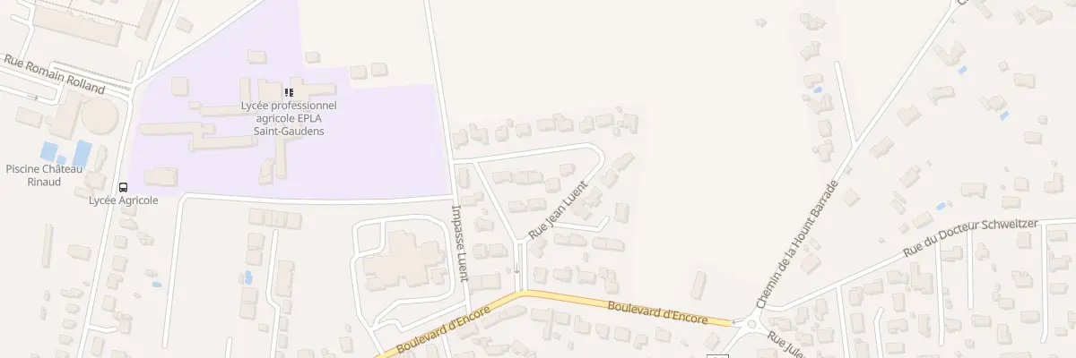 Plan du 9 Rue Jean Luent à Saint-Gaudens