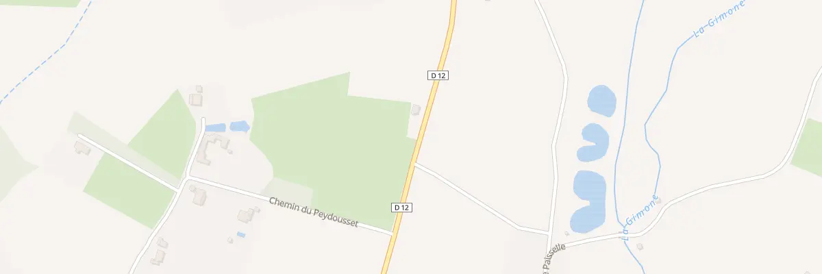 Plan du 5266 Peydousset à Simorre