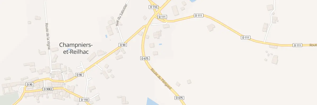 Plan du 2139 Rte du Périgord à Champniers-et-Reilhac