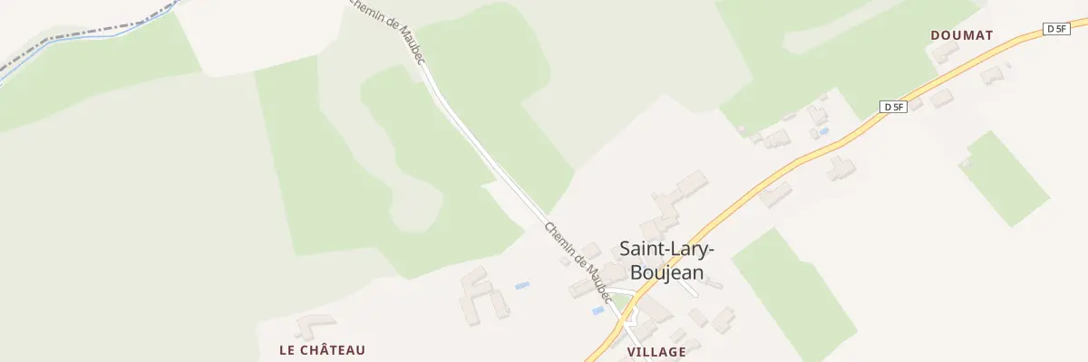 Plan du 26 Maubec à Saint-Lary-Boujean