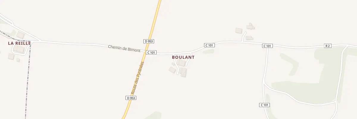 Plan du 1 Rte de La Carrière à Plieux