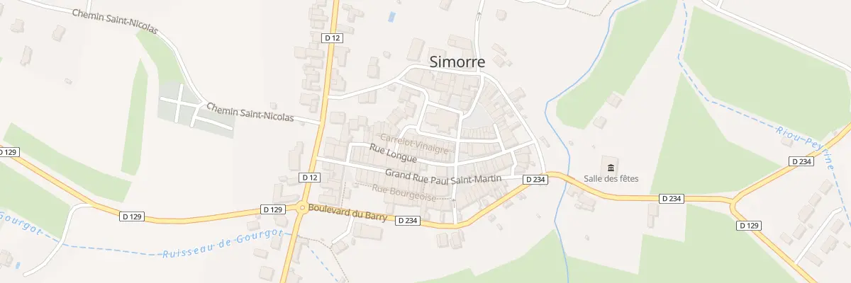 Plan du 5101 Pl de l’Eglise à Simorre