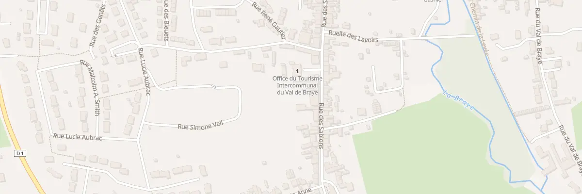 Plan du 66 Rue des Sablons à Vibraye
