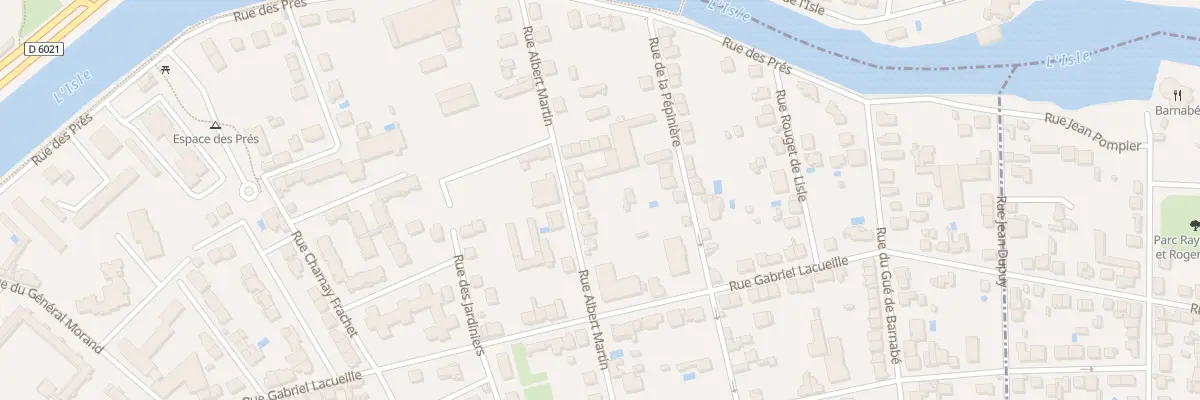 Plan du 29 Rue Albert Martin à Périgueux