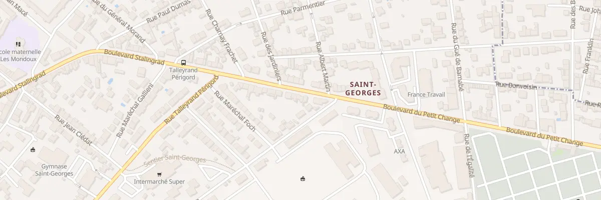 Plan du 108 Bd du Petit Change à Périgueux