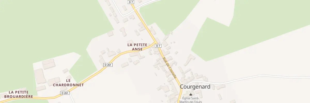 Plan du 17 Rue de Cosnelle à Courgenard