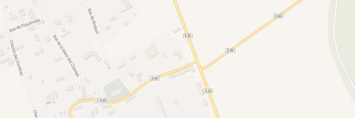 Plan du 50 Rue de l’Eglise à Cailleville