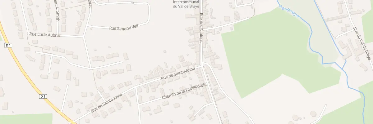 Plan du 2 Rue de Sainte Anne à Vibraye