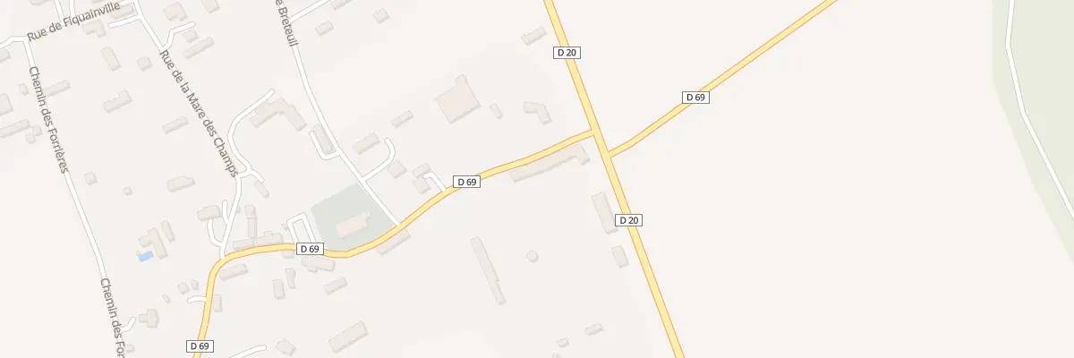Plan du 81 Rue de l’Eglise à Cailleville