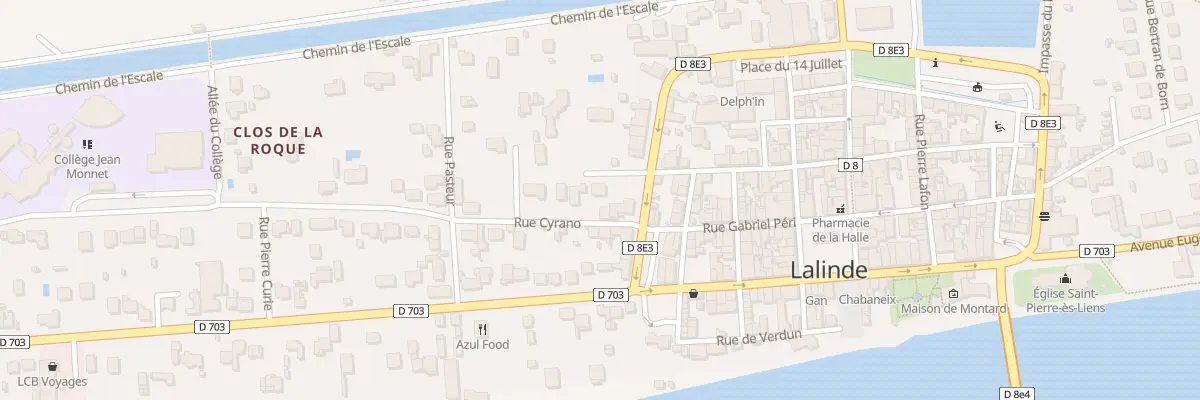 Plan du 237 Le Bourg Sud à Lalinde