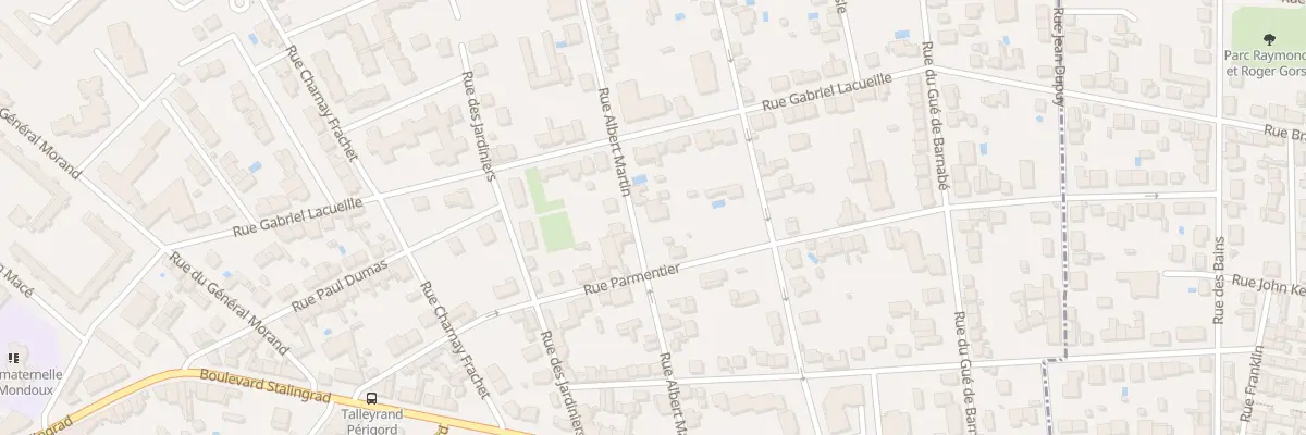 Plan du 57 Rue Albert Martin à Périgueux