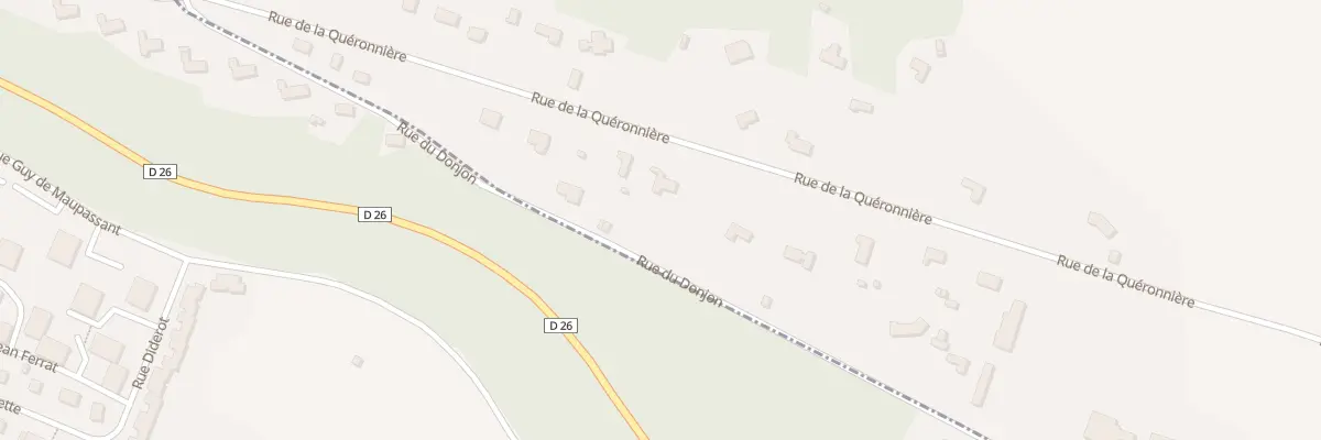 Plan du 16 Rue de la Quéronnière à Calleville