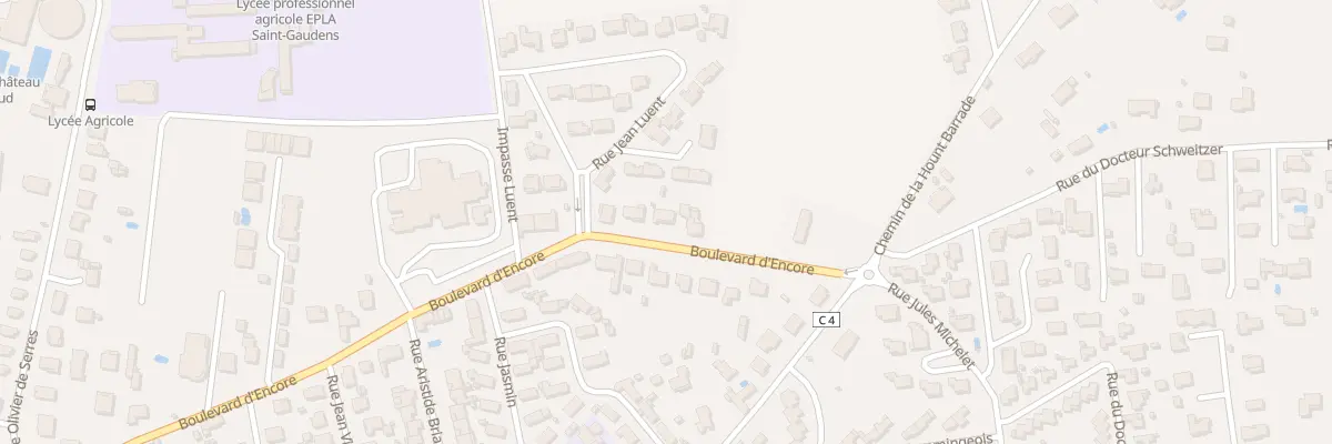 Plan du 33A Bd d’Encore à Saint-Gaudens