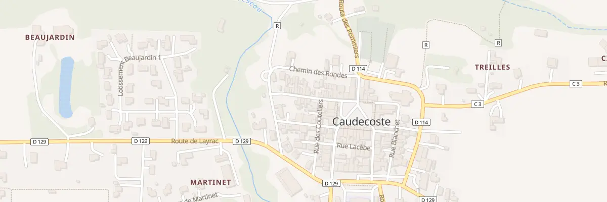 Plan du 65 Rue Roger Dublin à Caudecoste