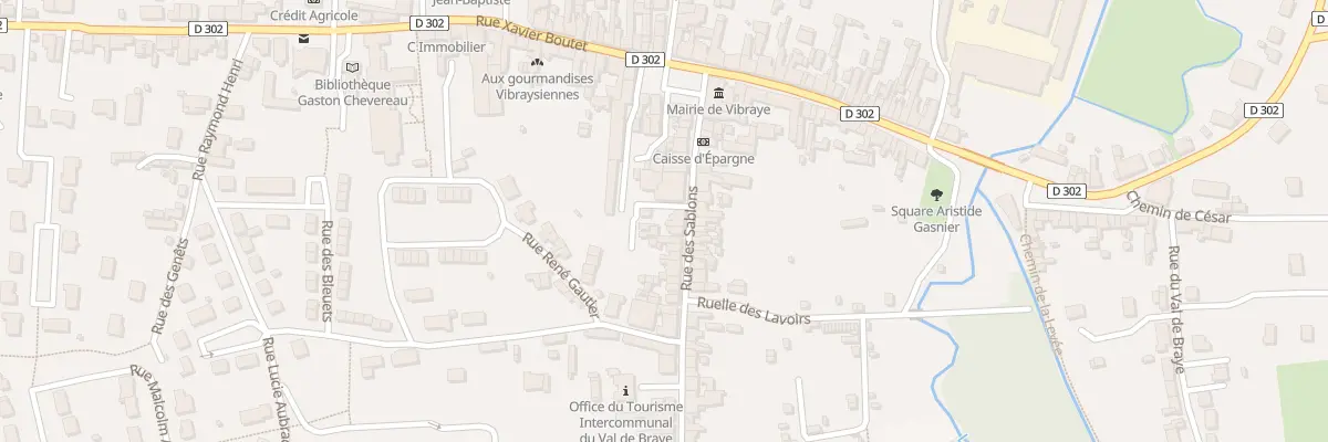 Plan du 26 Rue des Sablons à Vibraye