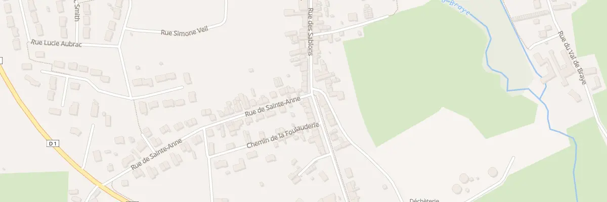 Plan du 114 Rue des Sablons à Vibraye