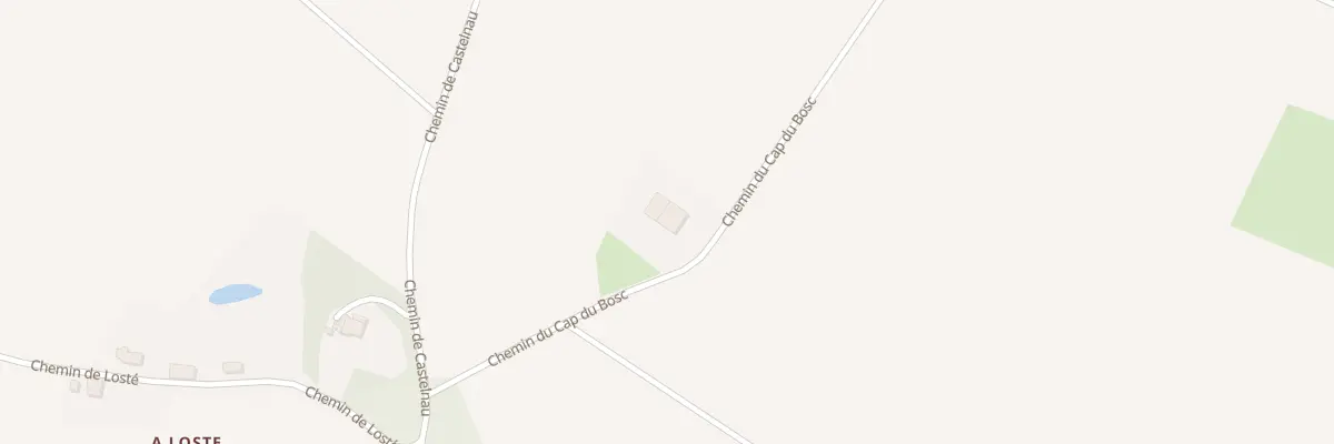 Plan du 1140 Che du Cap du Bosc à Lussan