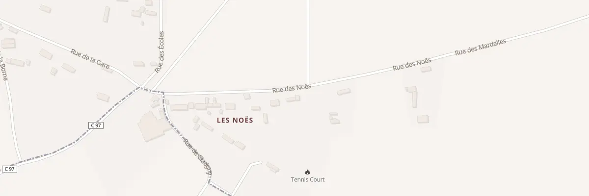 Plan du 13 Rue des Noes à Ambenay
