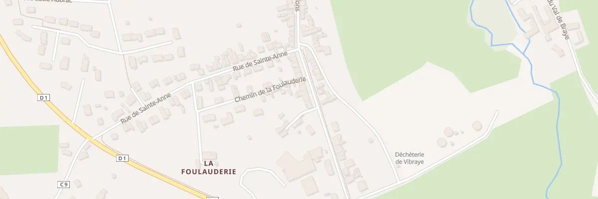 Plan du 128 Rue des Sablons à Vibraye