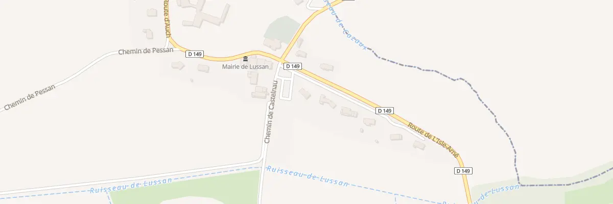 Plan du 72 Che de la Croix de Labat à Lussan