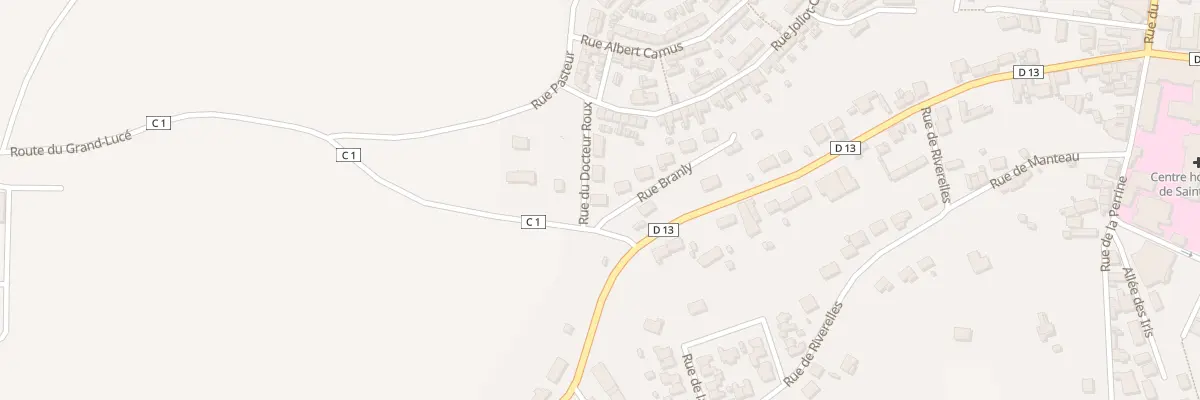 Plan du 2 Rue du Docteur Roux à Saint-Calais