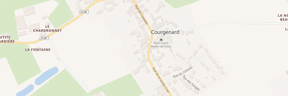Plan du 4 Pl Francois de Montbrun à Courgenard