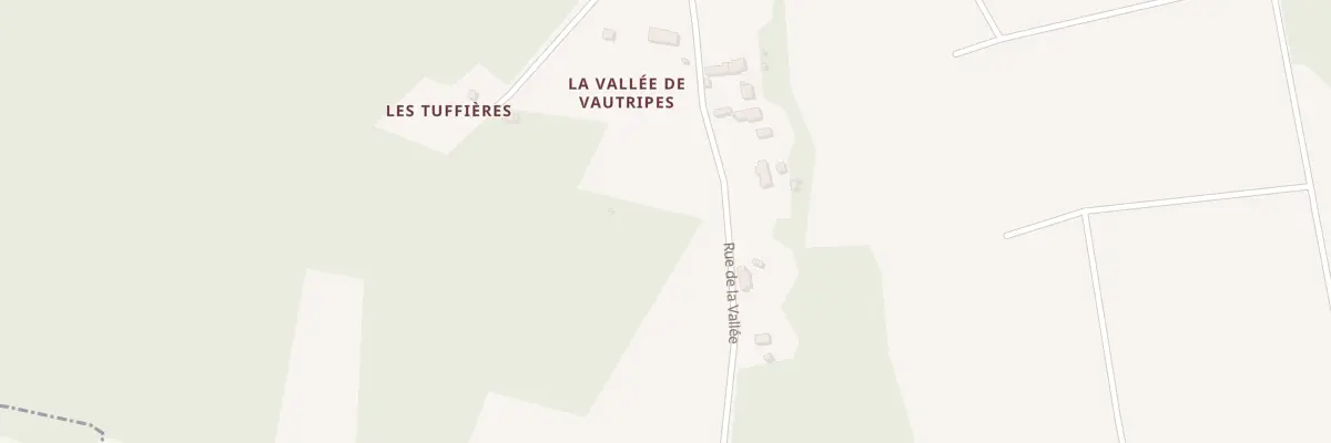 Plan du 20 Rue de la Vallee à Artins