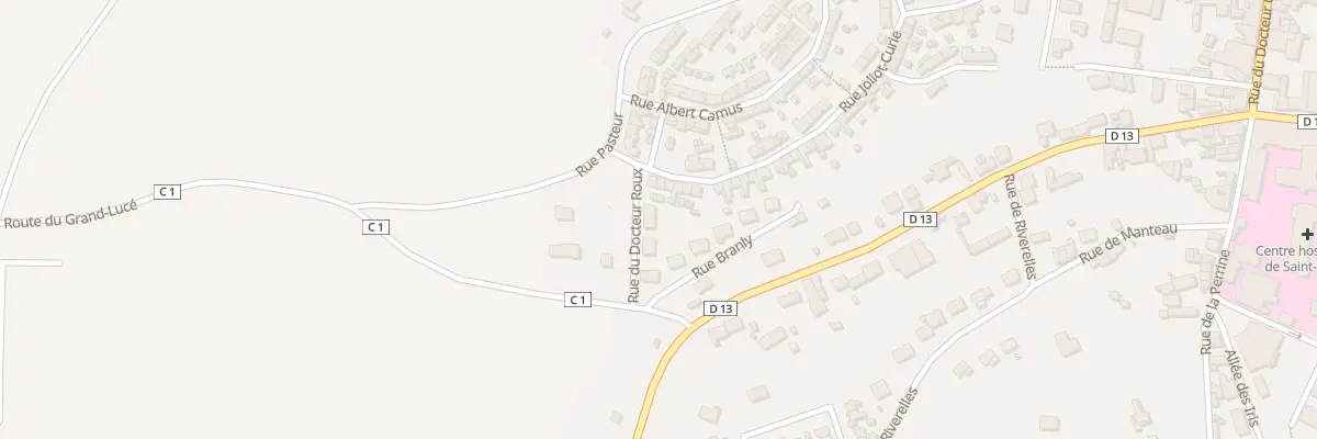 Plan du 6 Rue du Docteur Roux à Saint-Calais