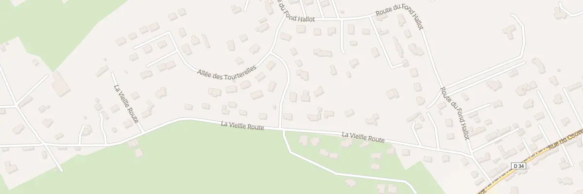 Plan du 2 Rue des Ecureuils à Valliquerville