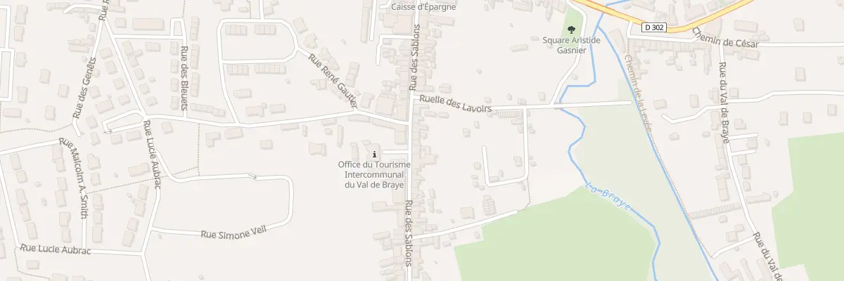 Plan du 57 Rue des Sablons à Vibraye