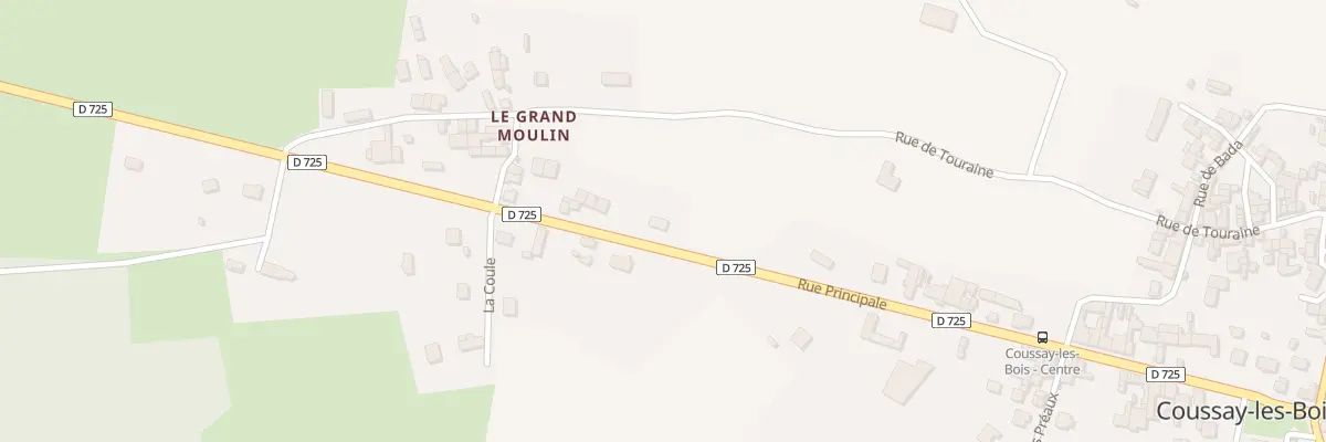 Plan du 48 Rue Principale à Coussay-les-Bois