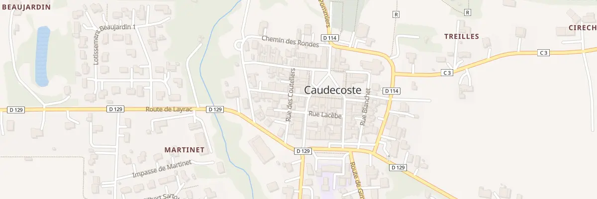 Plan du 11 Rue des Fites à Caudecoste