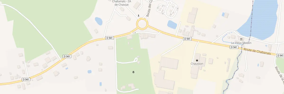 Plan du 81 Rte de Limoges à Chabanais