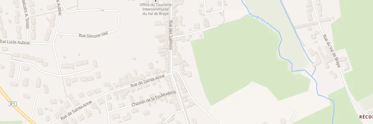 Plan du 105B Rue des Sablons à Vibraye