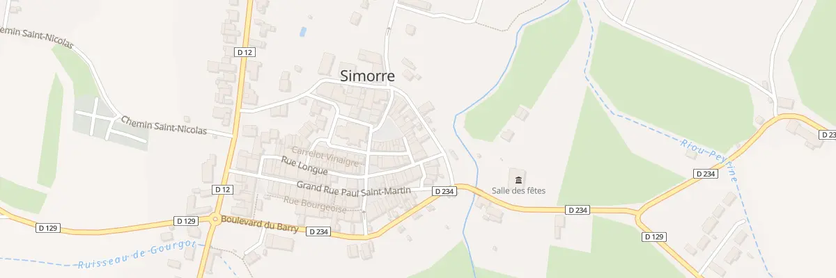 Plan du 24 Rue du Couvent à Simorre
