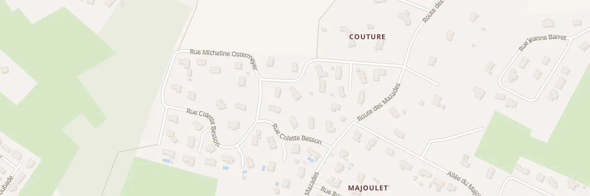 Plan du 11 Rue Micheline Ostermeyer à Champcevinel